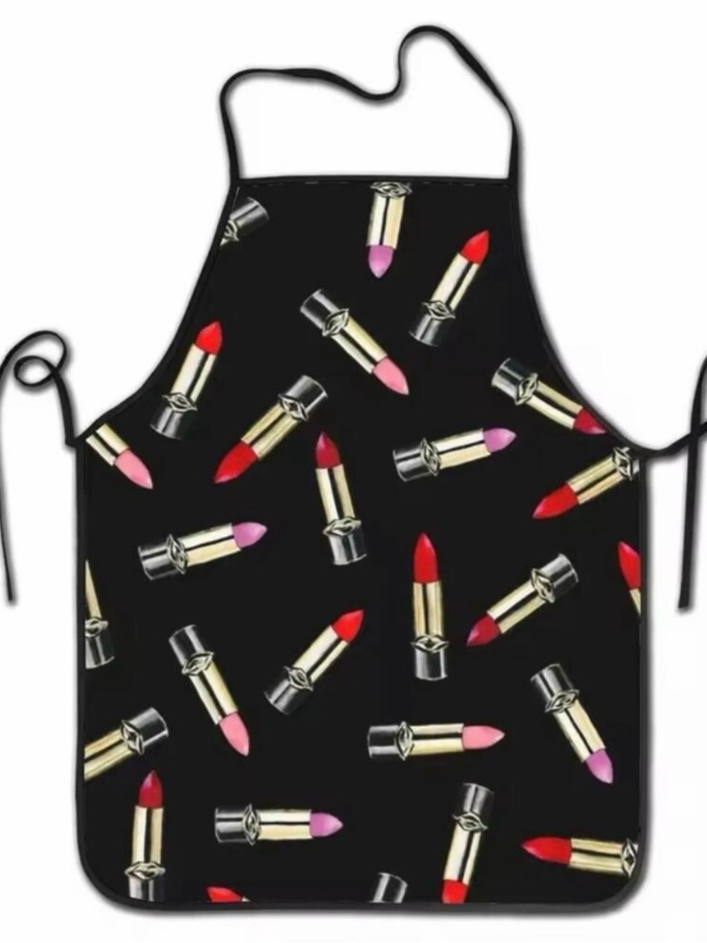 Black Lipstick Girly Kitchen Apron Cooking Baking Grilling Painting Gardening